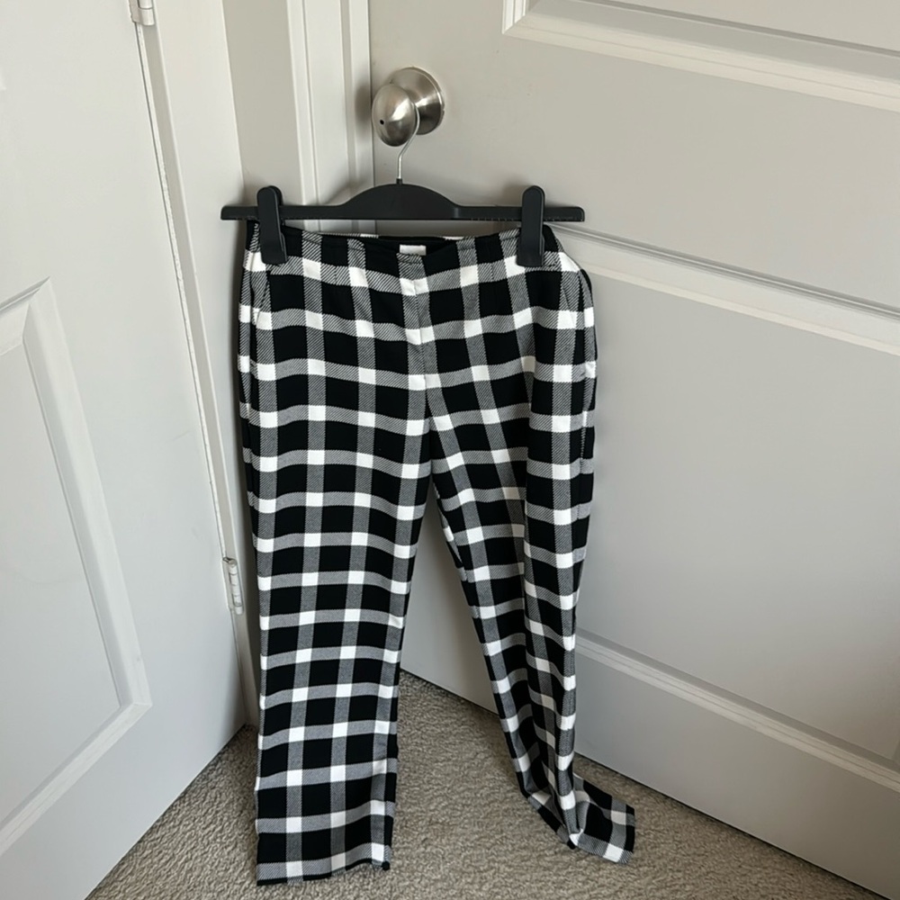 Flare plaid gap pants